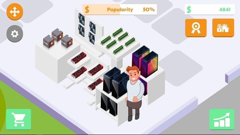 Gaming Shop Tycoon mod androd