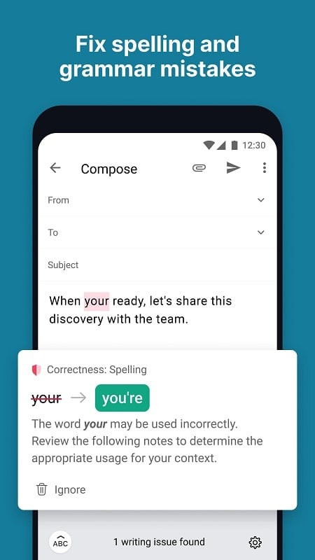 Grammarly mod apk