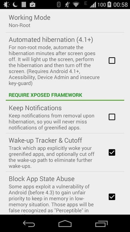 Greenify mod free