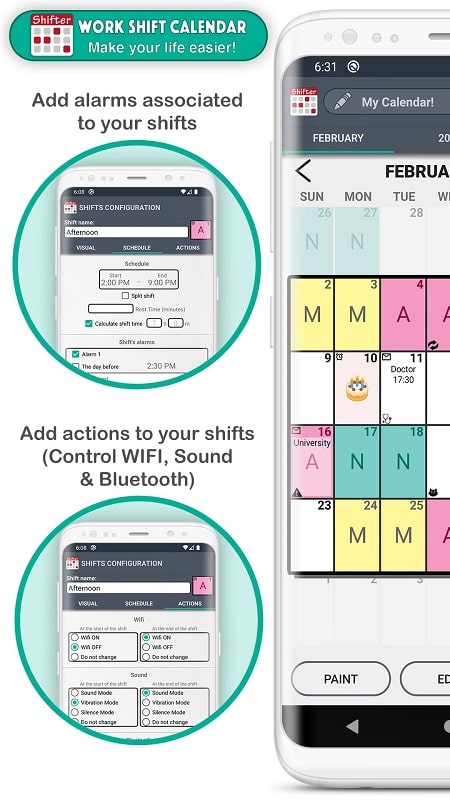 Work Shift Calendar mod free