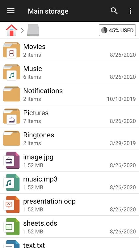 File Manager mod