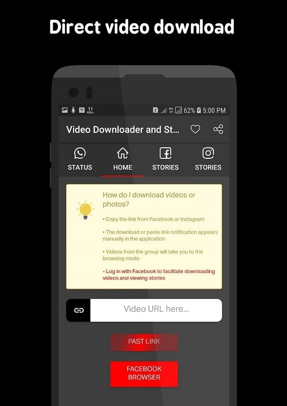 Video Downloader and Stories mod