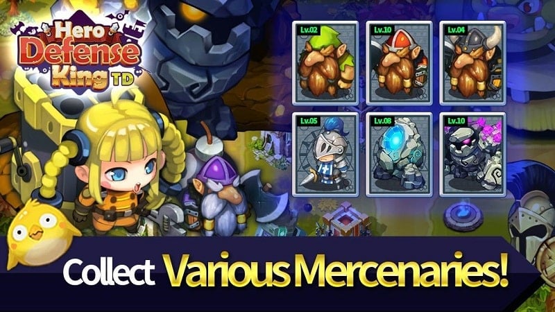 Hero Defense King mod apk