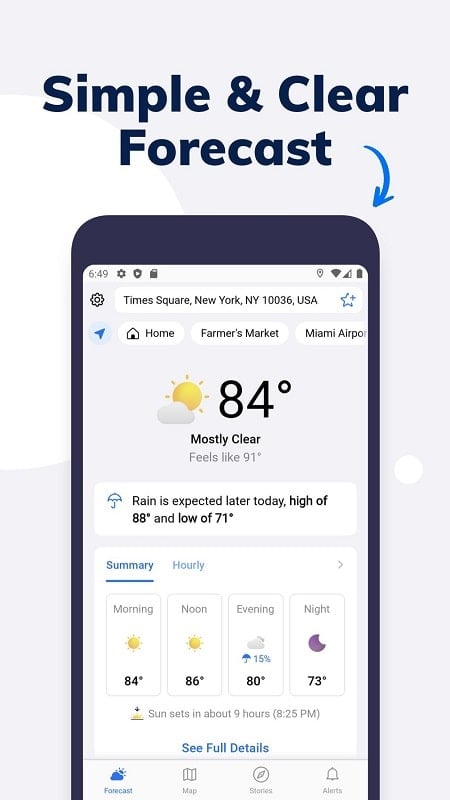 Tomorrow.io Weather Forecast mod