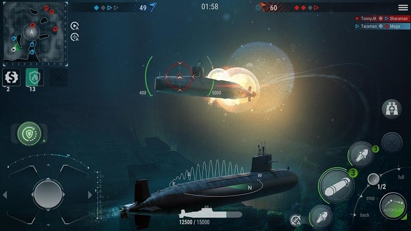 WORLD of SUBMARINES Navy PvP mod apk