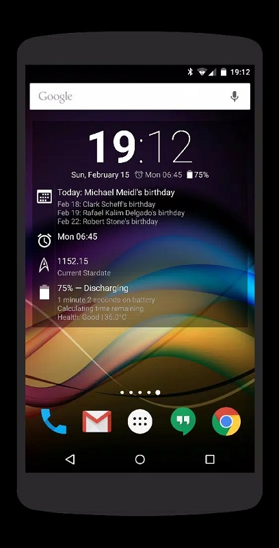 Chronus Information Widgets mod free