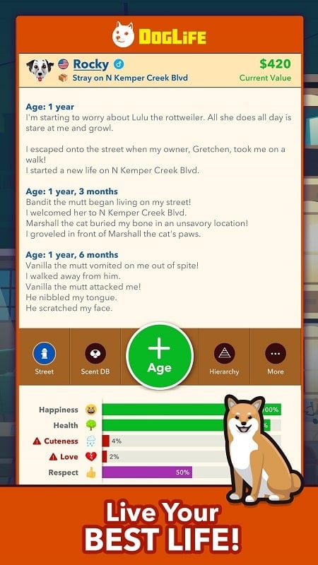 DogLife BitLife Dog Game mod android