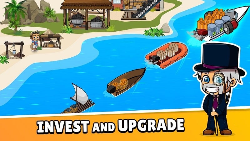 Idle Paradise Island Empire mod android