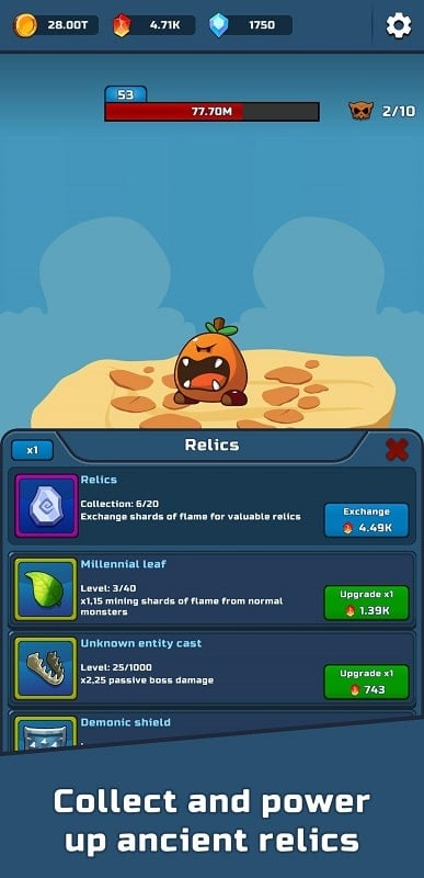 Tap Hero Idle RPG Clicker mod free