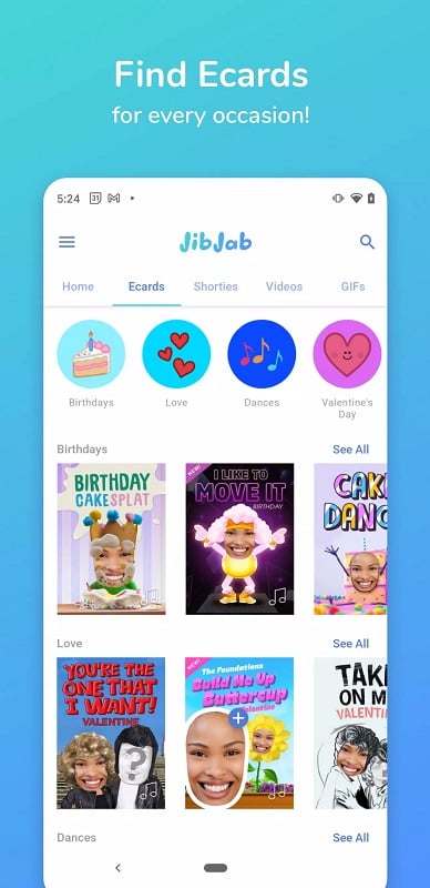 JibJab mod apk