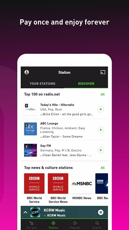 radio.net PRIME mod apk