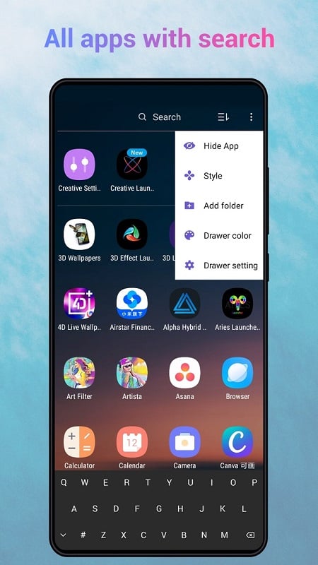 Creative Launcher mod apk