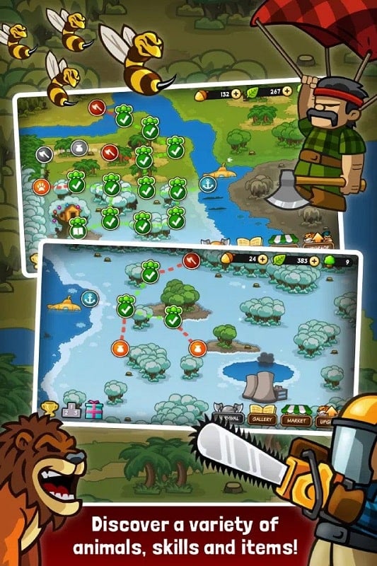 Lumberwhack Defend the Wild mod apk