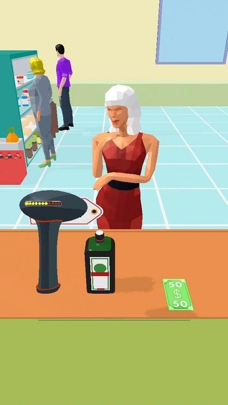 Cashier 3D mod