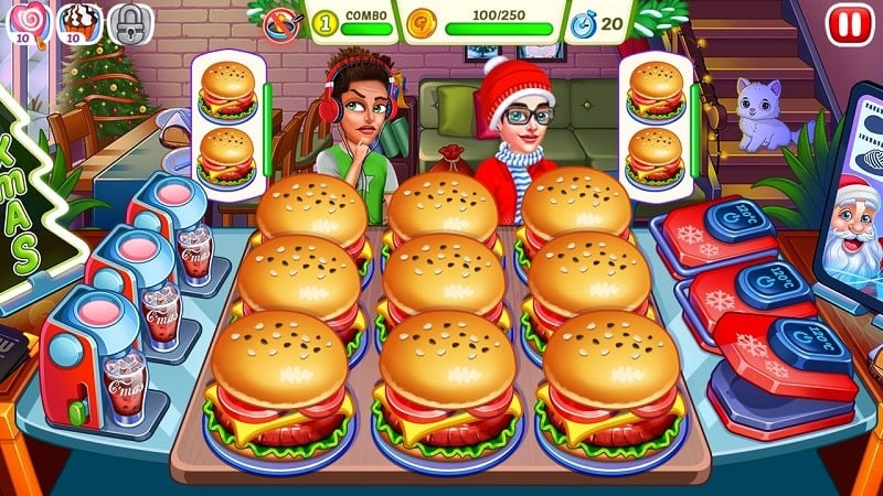 Christmas Fever Cooking Games mod apk