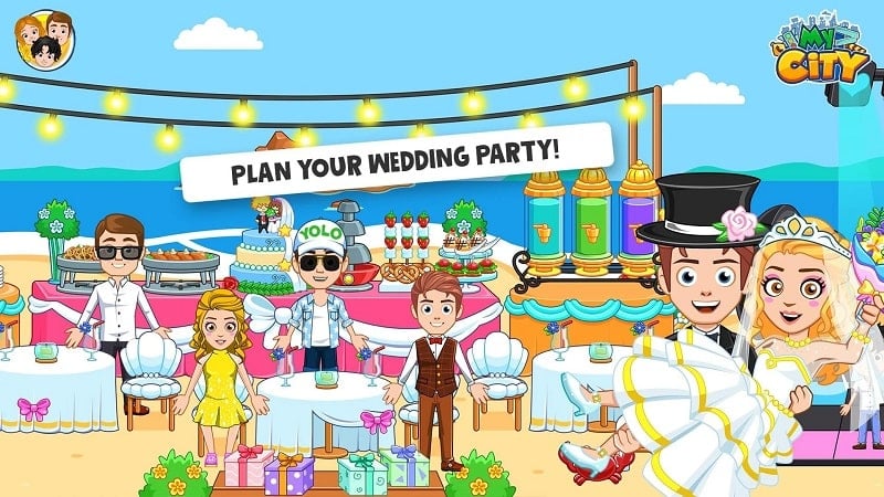 My City Wedding Party mod free