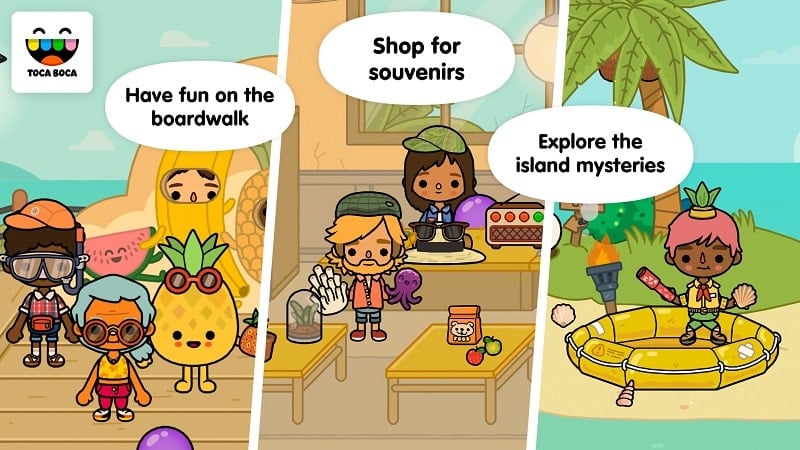 Toca Life Vacation mod free