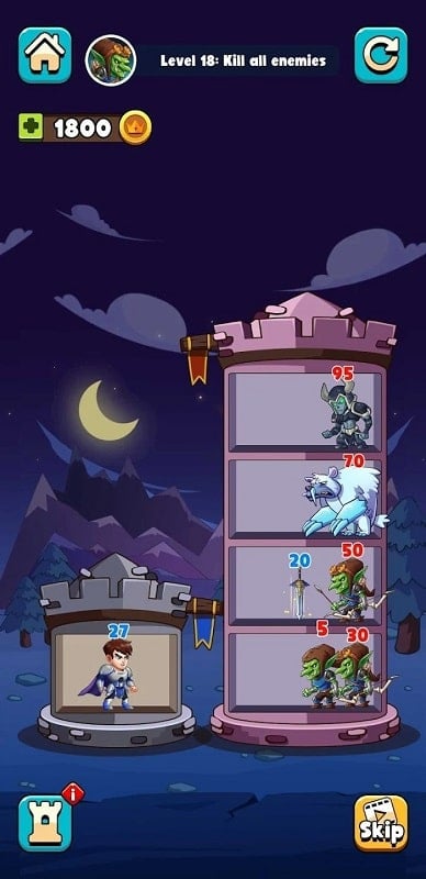 Hero Tower Wars mod apk