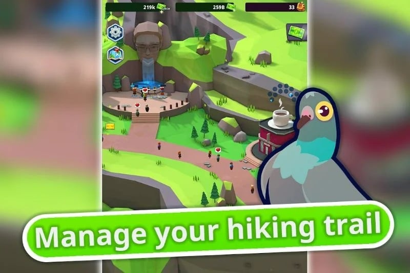 Idle Hiking Manager mod apk