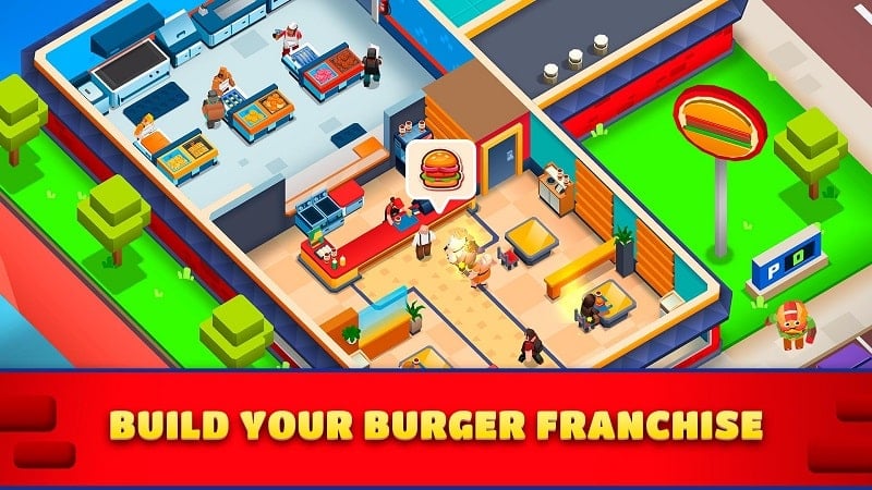 Idle Burger Empire Tycoon mod