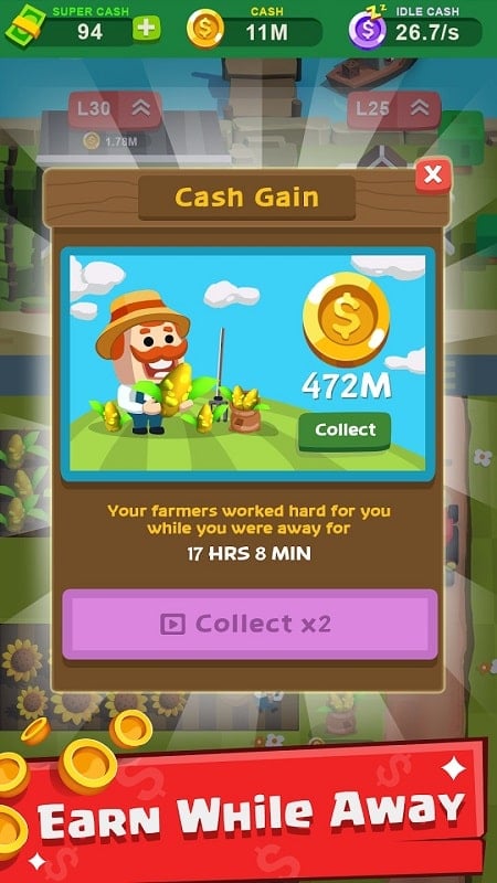 Idle Farming Farm Tycoon mod apk