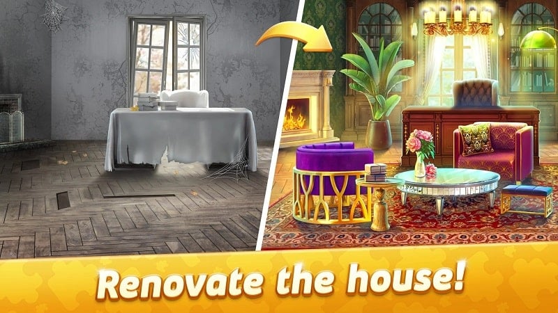 Jigsaw Puzzle Villa mod free