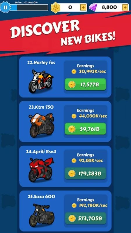 Merge Bike game Idle Tycoon apk free