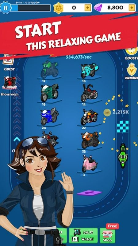 Merge Bike game Idle Tycoon apk