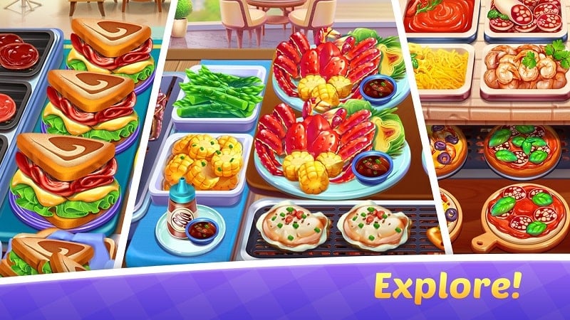 Cooking Train Food Games mod apk