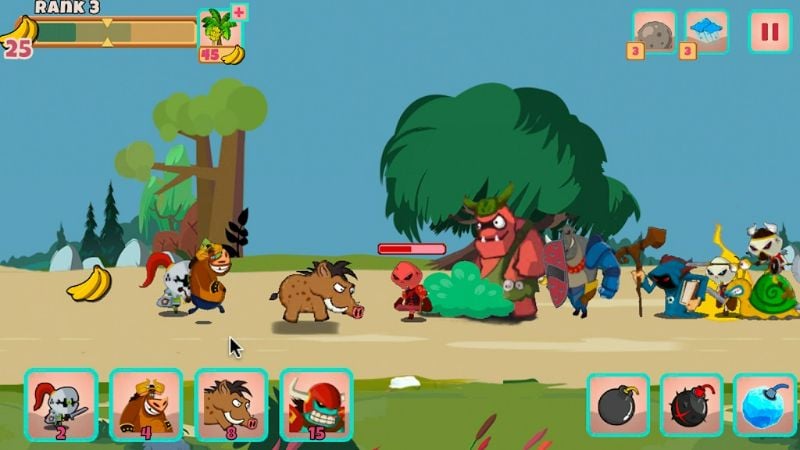 Monster Rush Strategy TD war apk free