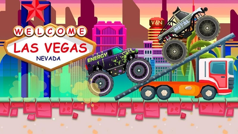 Monster Truck Vlad Niki mod apk