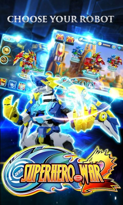 Superhero War Robot Fight android