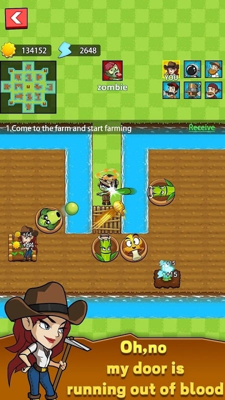 Zombies Vs. Farmer mod android free