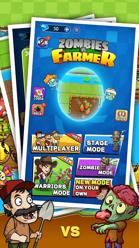 Zombies Vs. Farmer mod apk