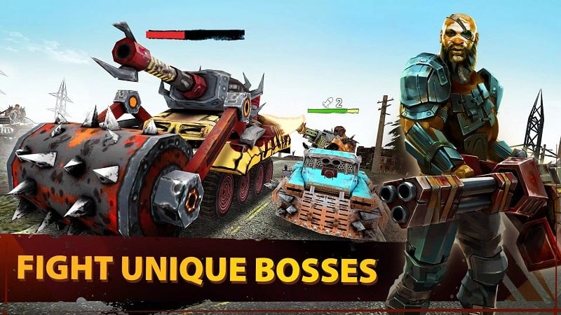 Dead Paradise Car Race Shooter mod apk