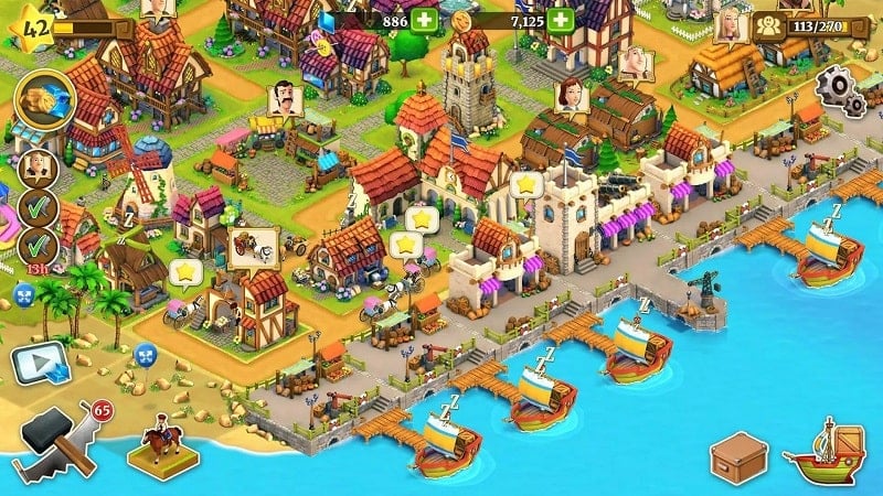 Town Village Farm Build City mod apk