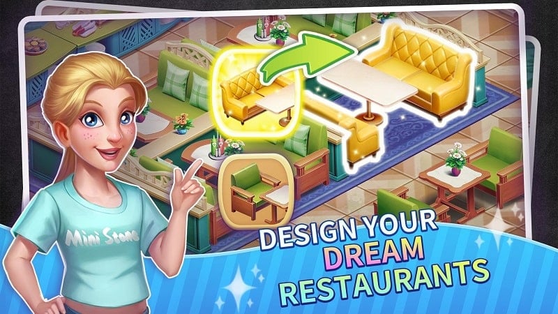 My Restaurant Empire Decoratin mod apk