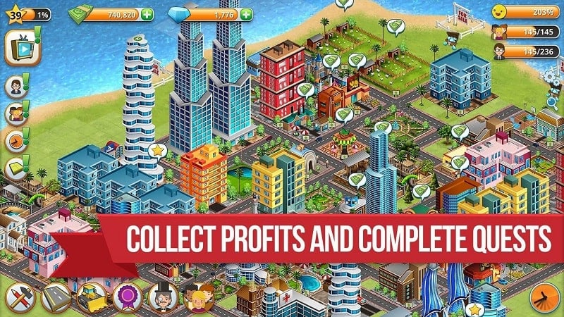 Village Island City Simulation mod apk