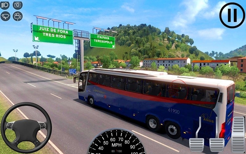 Euro Coach Bus Simulator Games mod free