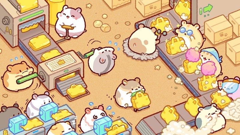 Hamster Bag Factory Tycoon mod apk