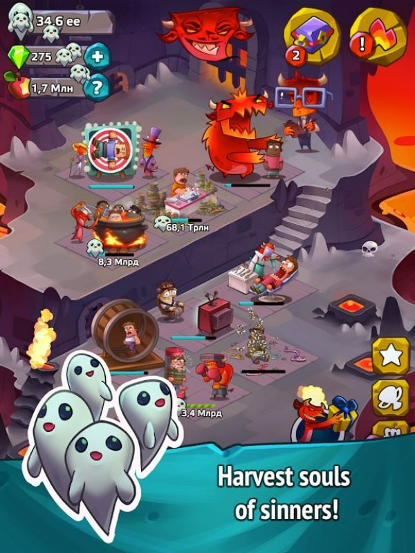 Idle Evil Clicker mod apk