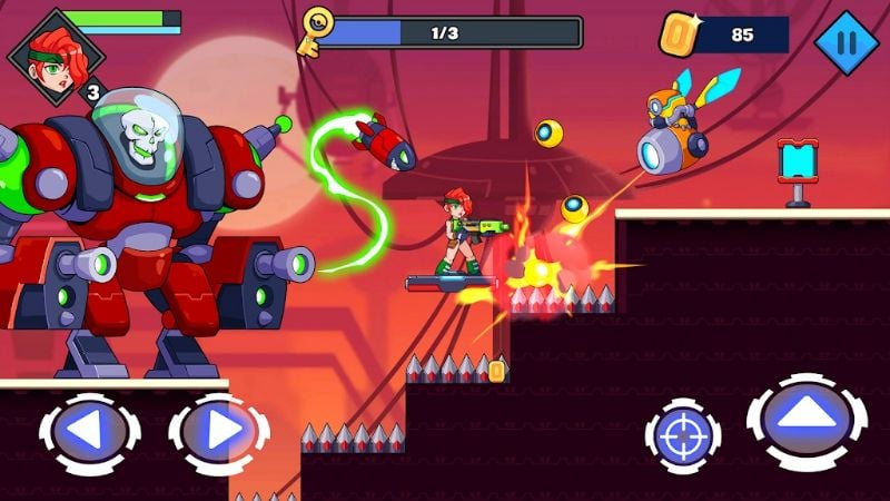 Metal Fire Space Invader mod apk