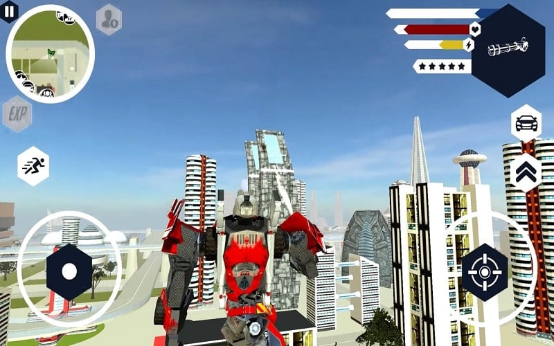 Robot Firetruck mod apk