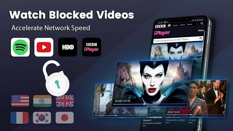 3X VPN mod apk free 