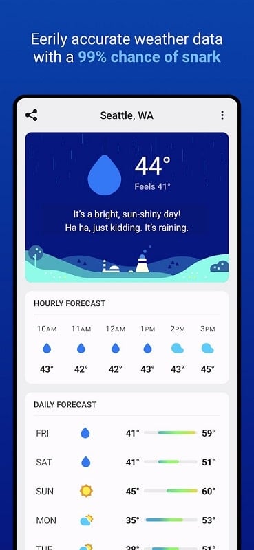 CARROT Weather mod apk 