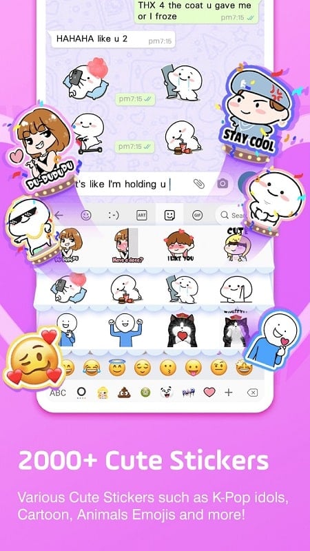 Facemoji Keyboard mod apk free 