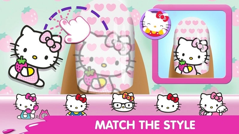 Hello Kitty Nail Salon mod free