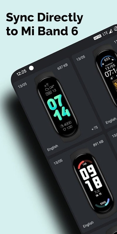 Mi Band 6 Watch Faces mod 