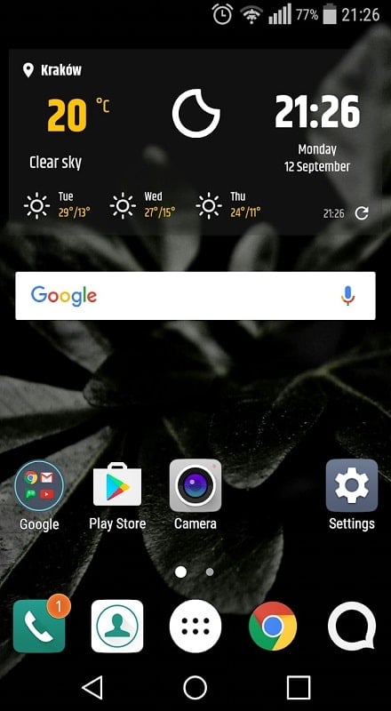 Simple Weather Clock Widget mod apk 