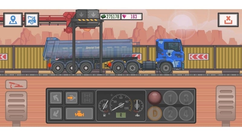 Trucker and Trucks mod apk min